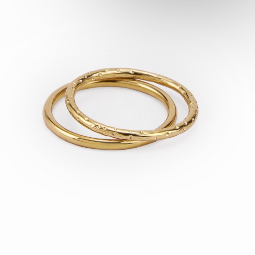 Gold Stacker Rings